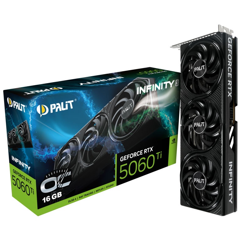 Tarjeta Video Palit RTX 5060Ti Infinity 3 OC 16GB - Imagen 2