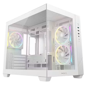 Gabinete DeepCool CG330 3F Blanco