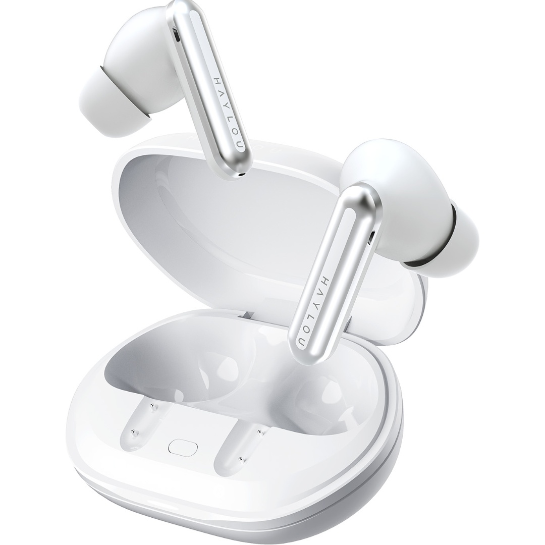 Auriculares TWS Haylou Mori Plus blanco - Imagen 2