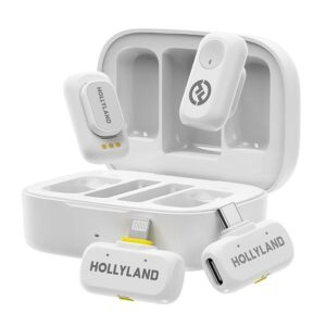 Micrófono Hollyland LARK A1 Combo Blanco