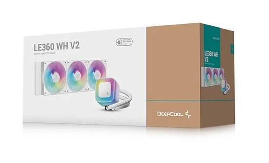 Cooler Líquido DeepCool LE360 V2 RGB 360mm Blanco - Imagen 2