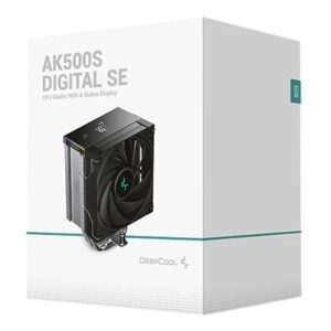 Fan Cooler DeepCool AK500S Digital SE Negro con Display ARGB