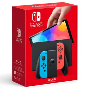 Consola Nintendo Switch OLED Neon Pantalla 7" Azul y Rojo