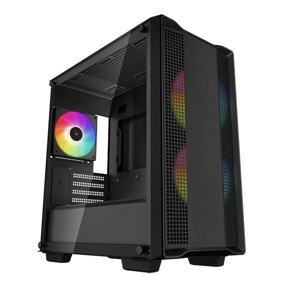 Gabinete DeepCool CC360 ARGB Micro-ATX Negro - Imagen 3