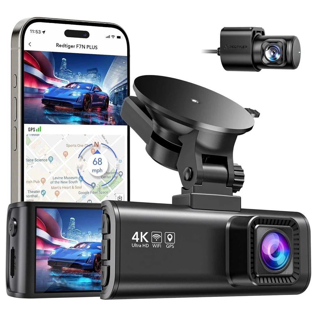 Dashcam Redtiger F7NP V07 4K Frontal Doble Canal GPS Wi-Fi - Imagen 2