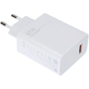 Cargador Xiaomi 67W HyperCharge USB A