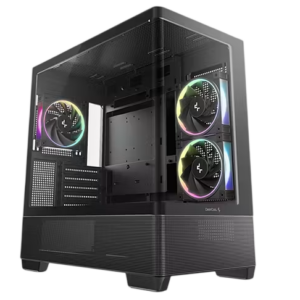 Gabinete DeepCool CG380U 3F cristal curvo
