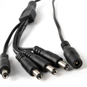 Splitter de Poder para Cámaras CCTV 1 a 4 Salidas