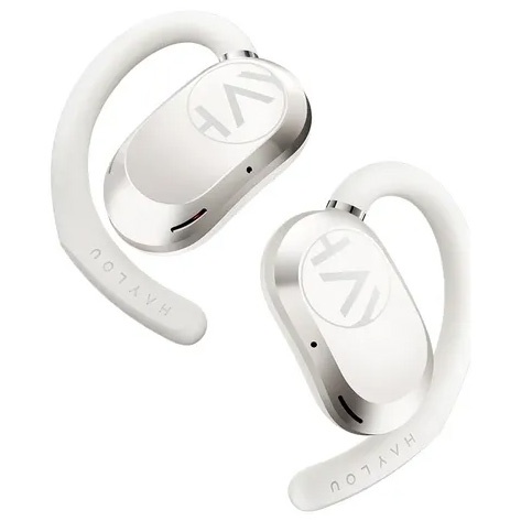 Auriculares TWS Haylou Earhook 1 blancos - Imagen 2