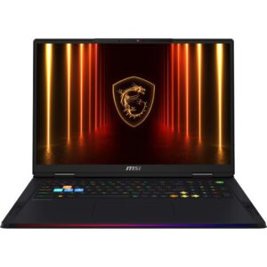 Notebook Gamer MSI Core Ultra 9 5.5Ghz, 32GB, 1TB SSD, 18" QHD+ 240Hz, RTX 5080 16GB