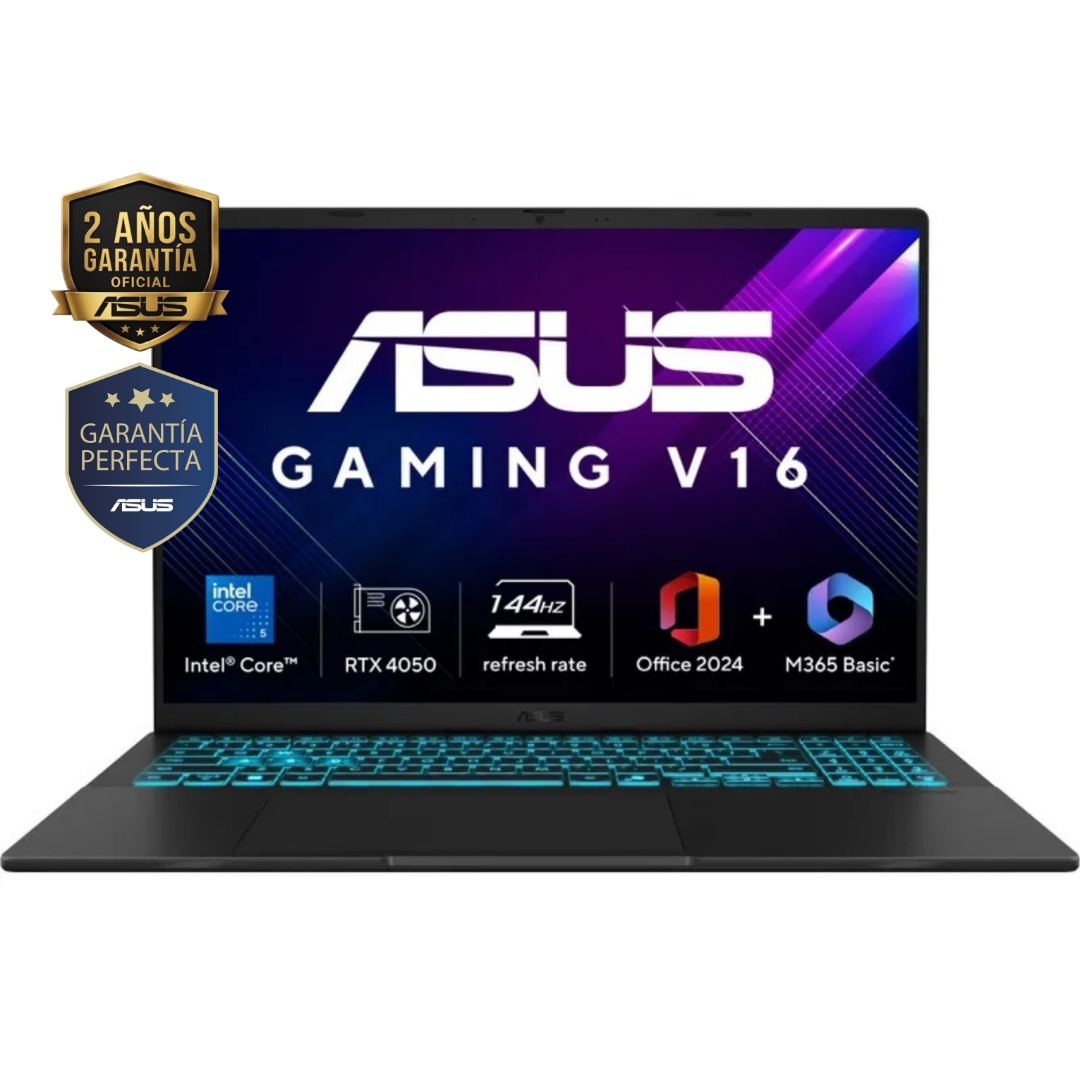 Notebook Asus Core 5 4.8Ghz, 16GB, 512GB SSD, 16" WUXGA, RTX 5050 8GB - Imagen 4
