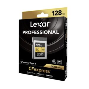 Memoria CFexpress Lexar Pro 128GB Tipo B Gold