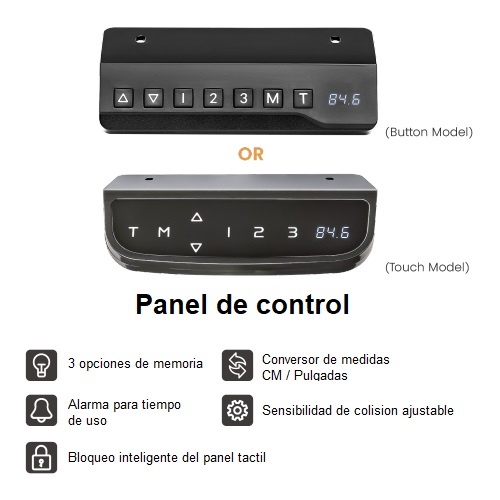 Escritorio Gaming Brateck con Altura Regulable - Imagen 2