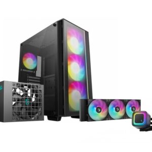 Combo DeepCool MATREXX 55 V4 ARGB, Fuente PS650G, Cooler LE360 V2