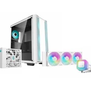 Combo DeepCool CC560 V2, Fuente PS650G Gold, Cooler LE360 V2 RGB