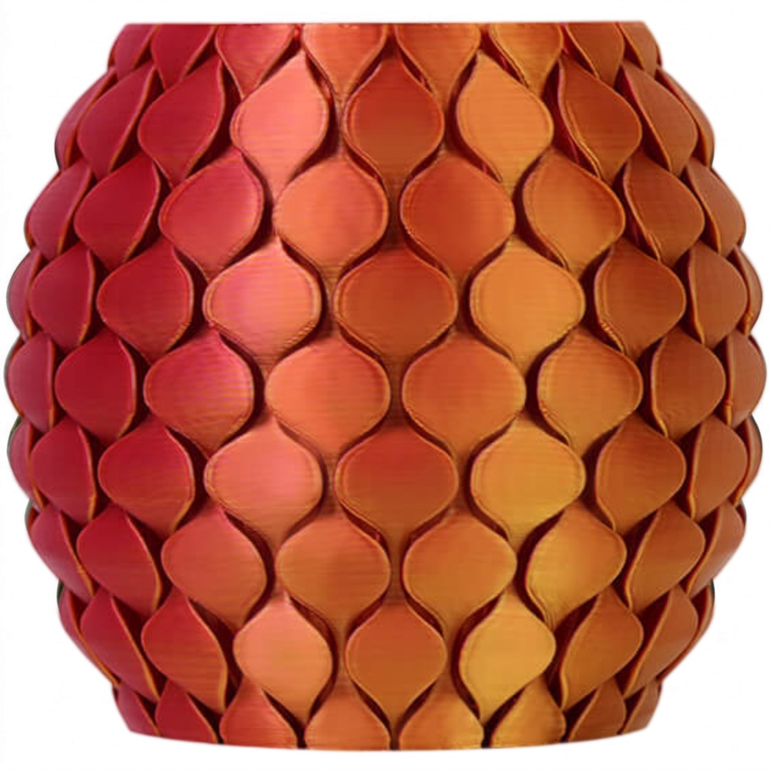 Filamento Sunlu Silk PLA+ Dual Rojo Dorado