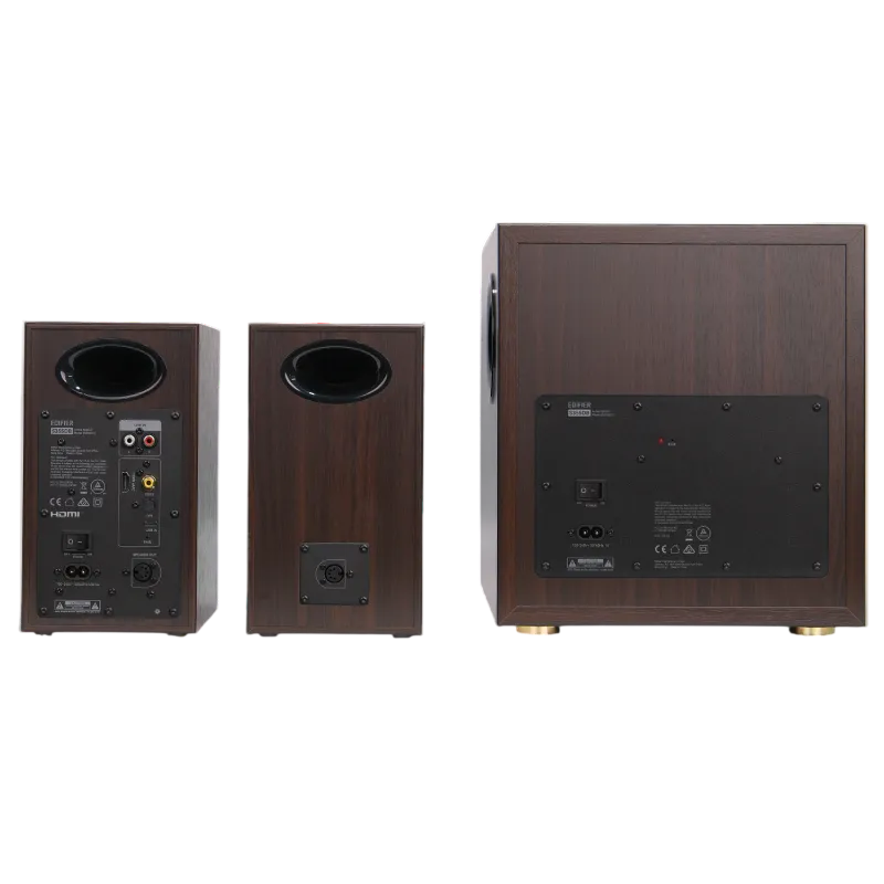 Parlantes Edifier S355DB 2.1 con Subwoofer Marron - Imagen 2