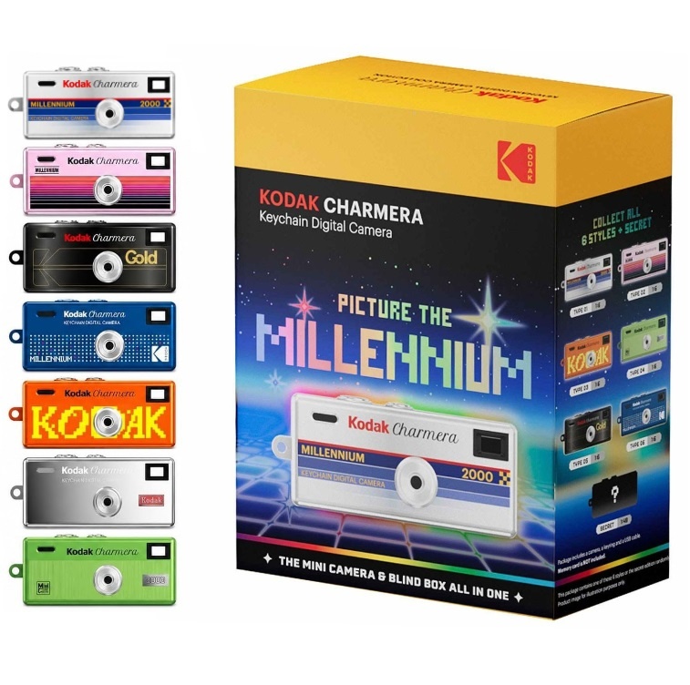 Mini Cámara Digital Kodak Charmera Millennium Retro Video Llavero - Imagen 2